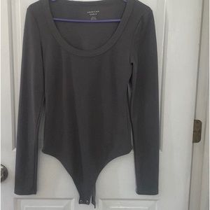 Dark grey lined American Eagle body suit